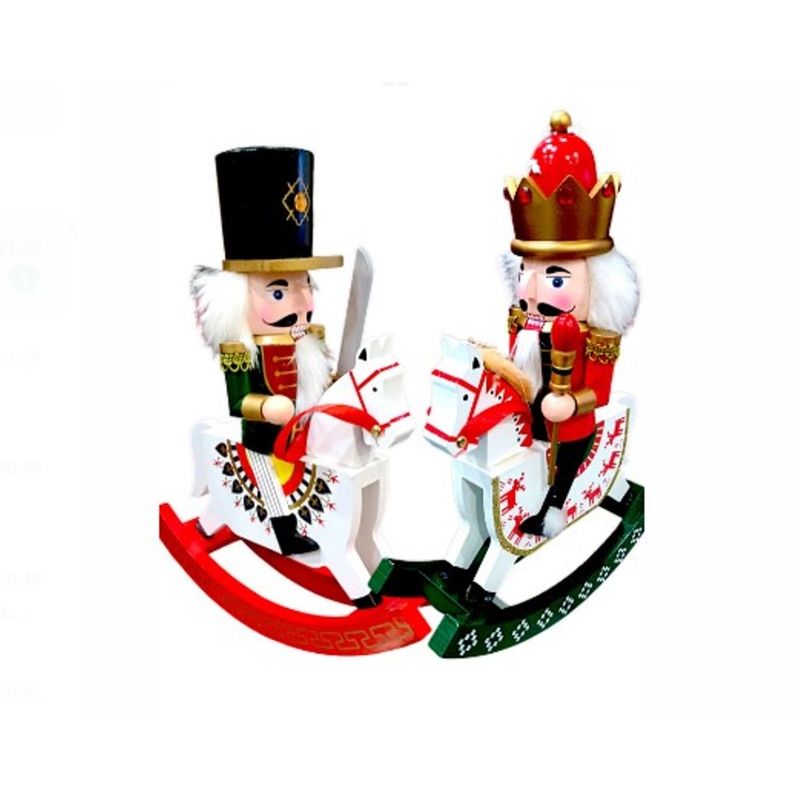 GENERICO - CASCANUEZ DE MADERA DE 31 CM MODELO SOLDADO A1