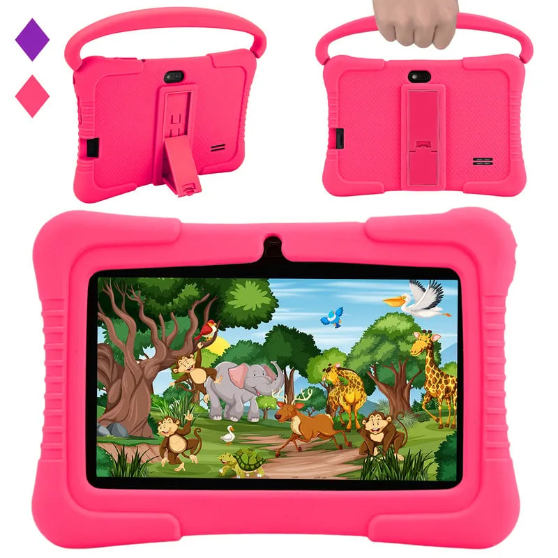 VEIDOO - Tablet Kids Veidoo 32GB 7 IPS Control parental--Rosa