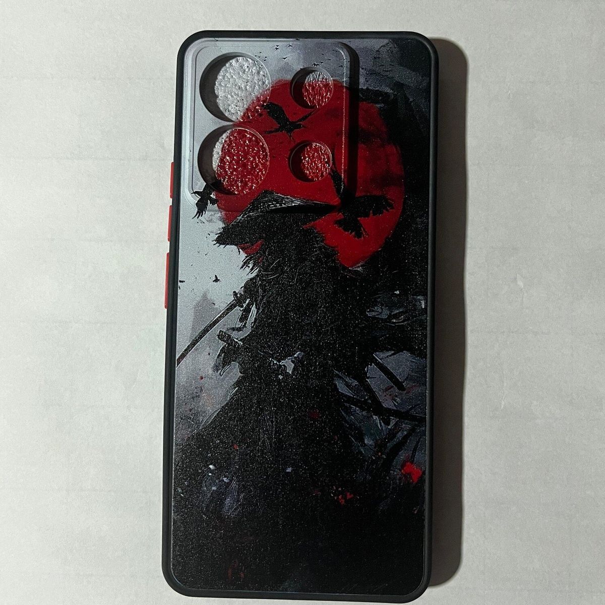 GENERICO - Case Redmi Note 13 Pro - Samurai (Fondo blanco)