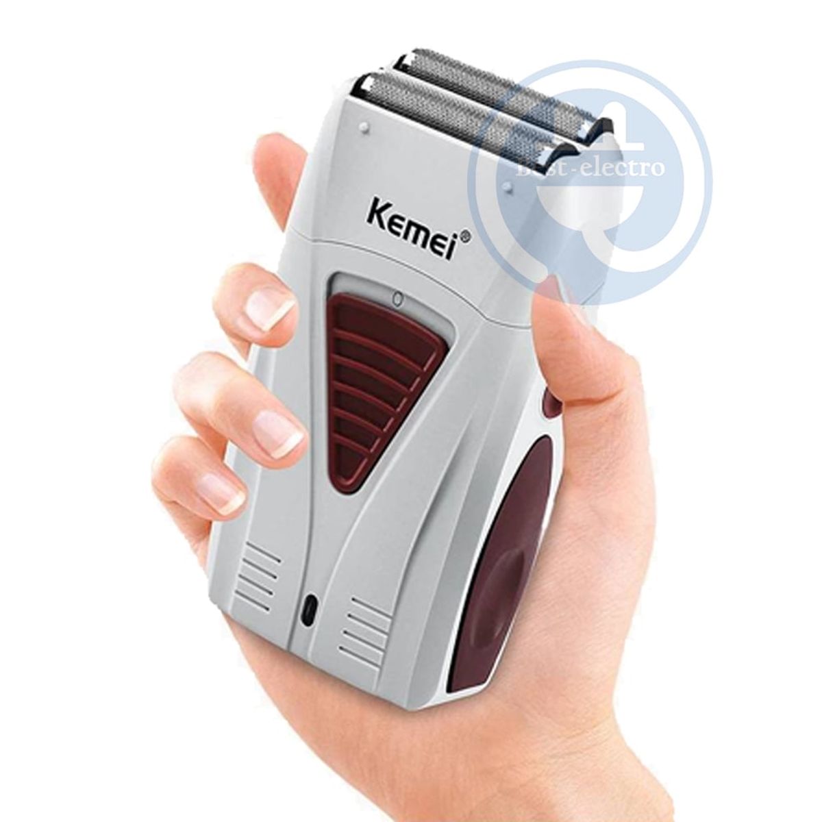 KEMEI - Afeitadora Shaver Kemei KM-3382 Motor Giratorio