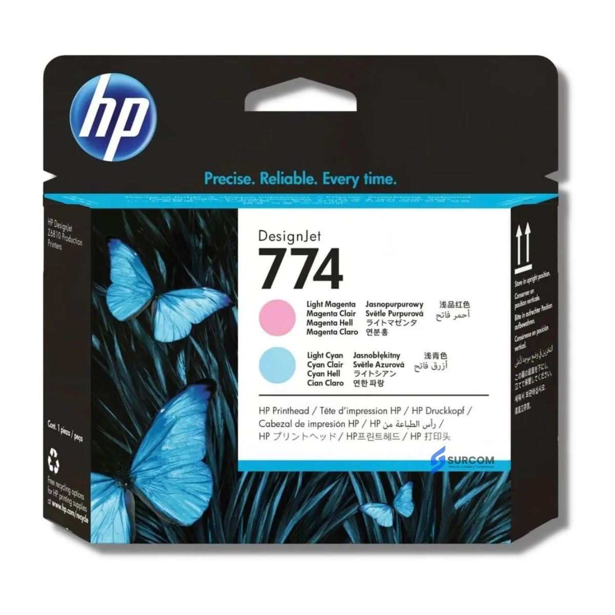 HP - Cabezal HP 774 LT Magenta Cyan P2V98A