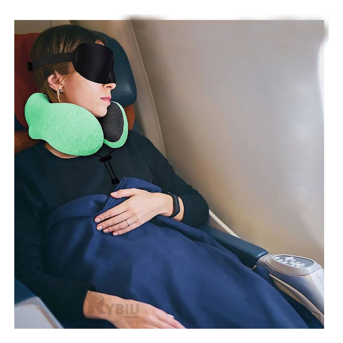 GENERICO - Cuellera para Recorridos Largos en Verde Y+Gift Stickers