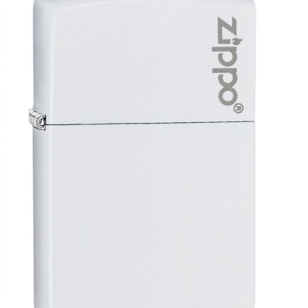 ZIPPO - Encendedor ZIPPO Classic White Matte Encendedor ZIPPO Logo