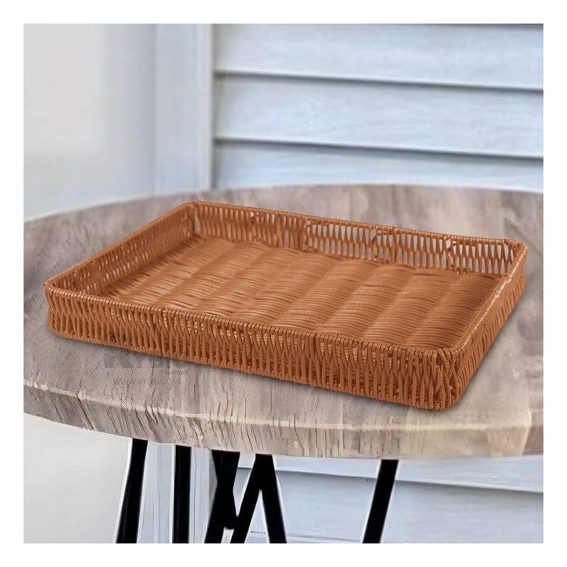 RYBIU IMPORT - Cesta para Frutas de 34x24x4cm Y+Papel de Regalo