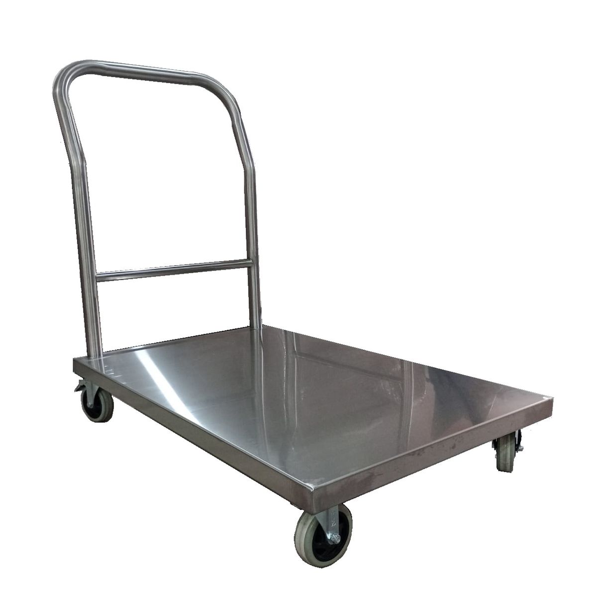 GENERICO - Coche de Plataforma Industrial en acero inoxidable 600 kg