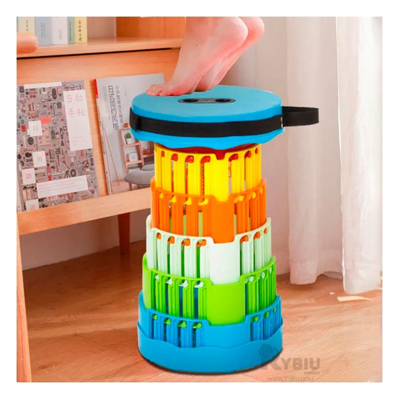 RYBIU IMPORT - Silla Plegable Adaptable 2 Seguros Portatiles de Multicolor