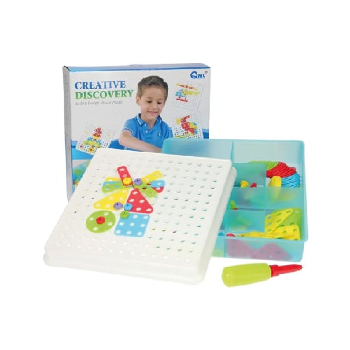 GENERICO - Juguete Didácticos Mosaico Tuercas