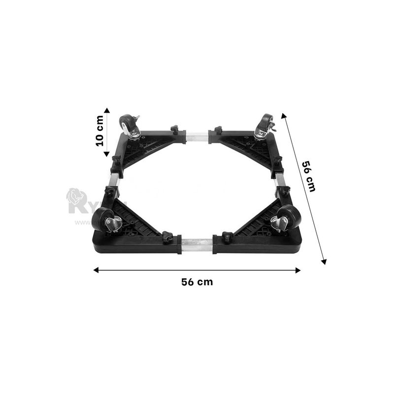RYBIU IMPORT - Tripode Duradero en Color Negro Y+Regalo Ligas para Peinar