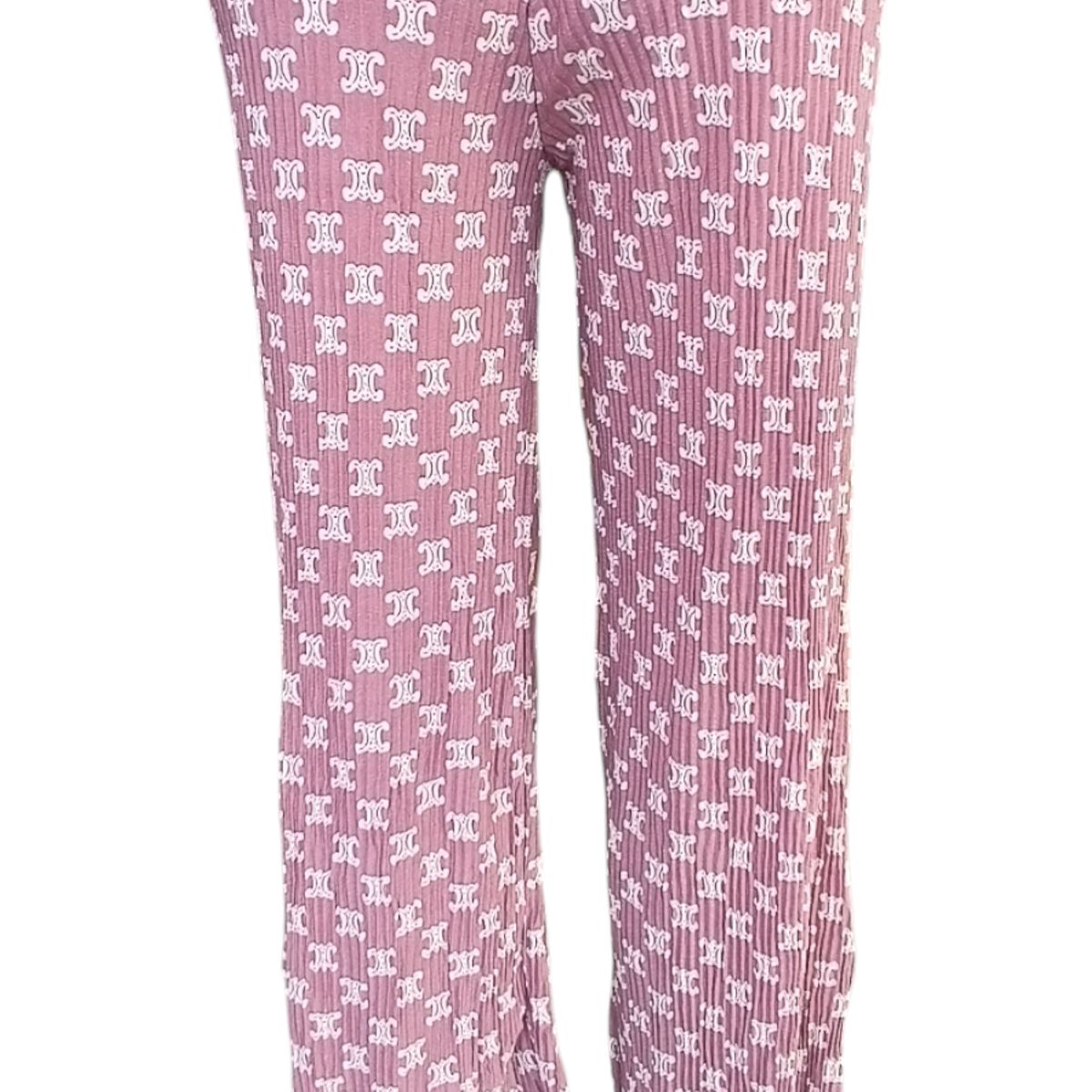 GENERICO - PANTALÓN ACANALADO CASUAL ESTAMPADO PARA DAMA