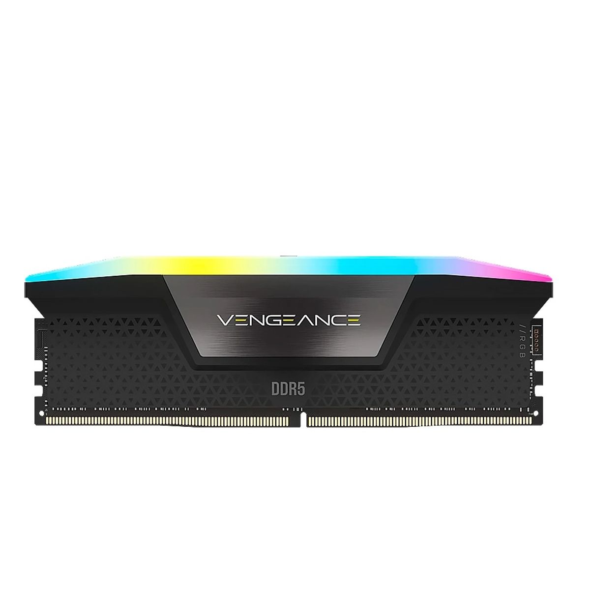 CORSAIR - Memoria RAM Corsair Vengeance 16GB RGB DDR5 5200Mhz CL40 DIMM Negro