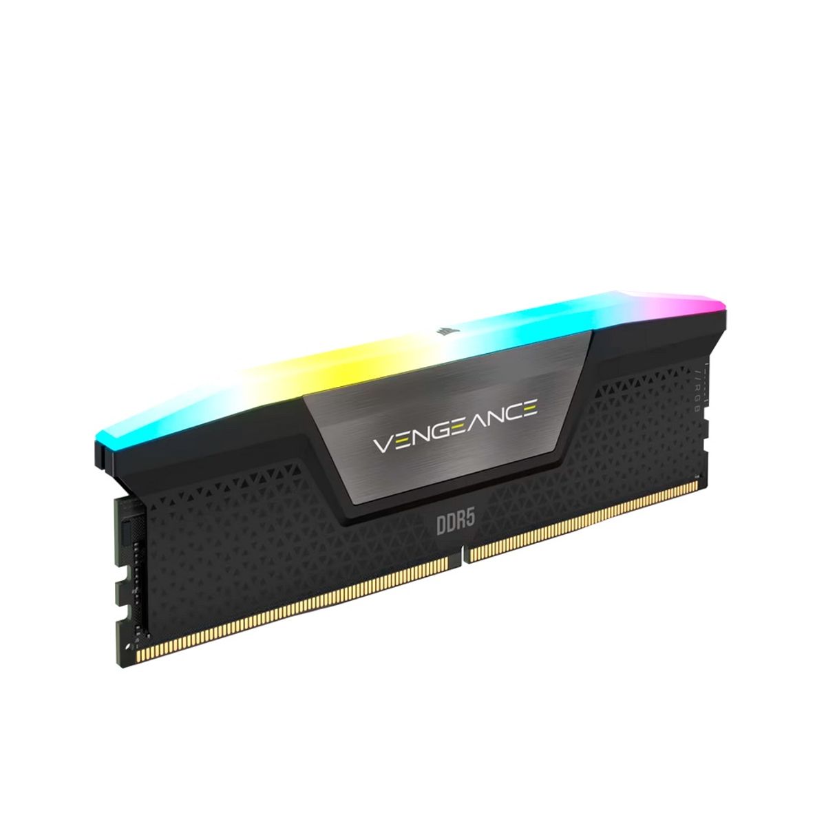 CORSAIR - Memoria RAM Corsair Vengeance 16GB RGB DDR5 5200Mhz CL40 DIMM Negro