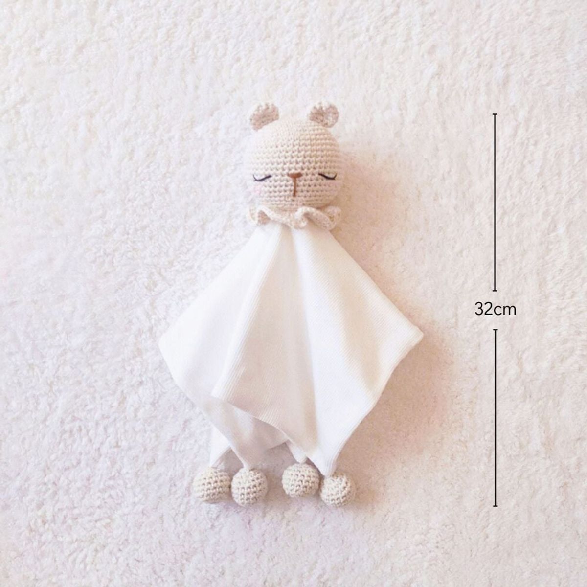 BE CRAFTY - Set Regalo Bebé Sleeping de Dormir + Manta de Apego de Oso