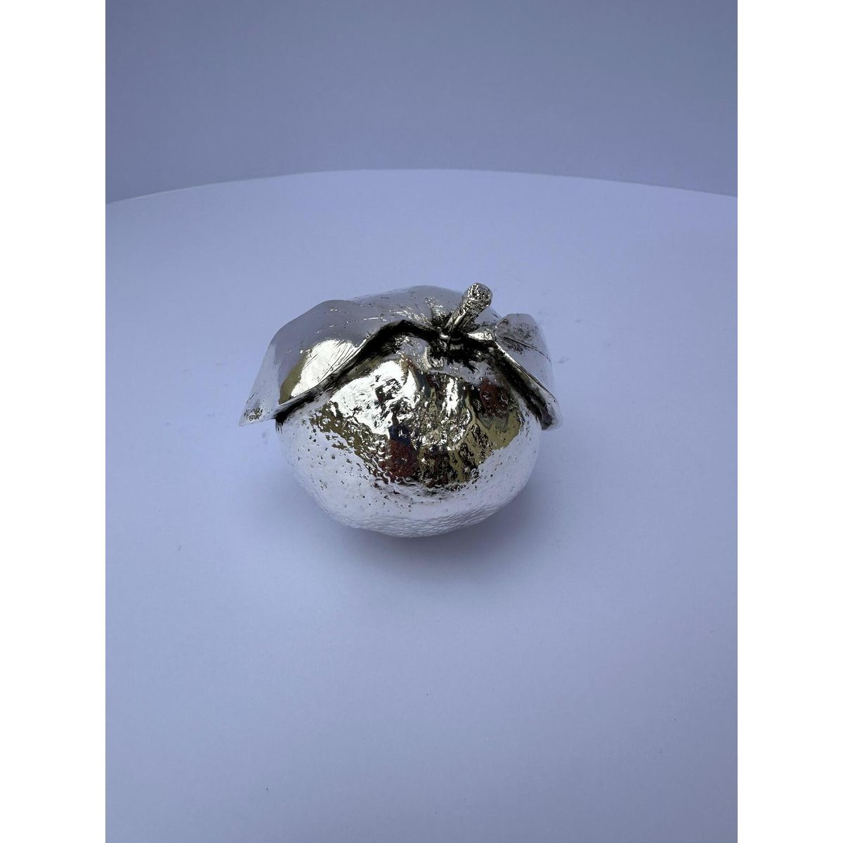 PERU - Adorno, decorativo de fruta mandarina en plaque 7 x 7 cm