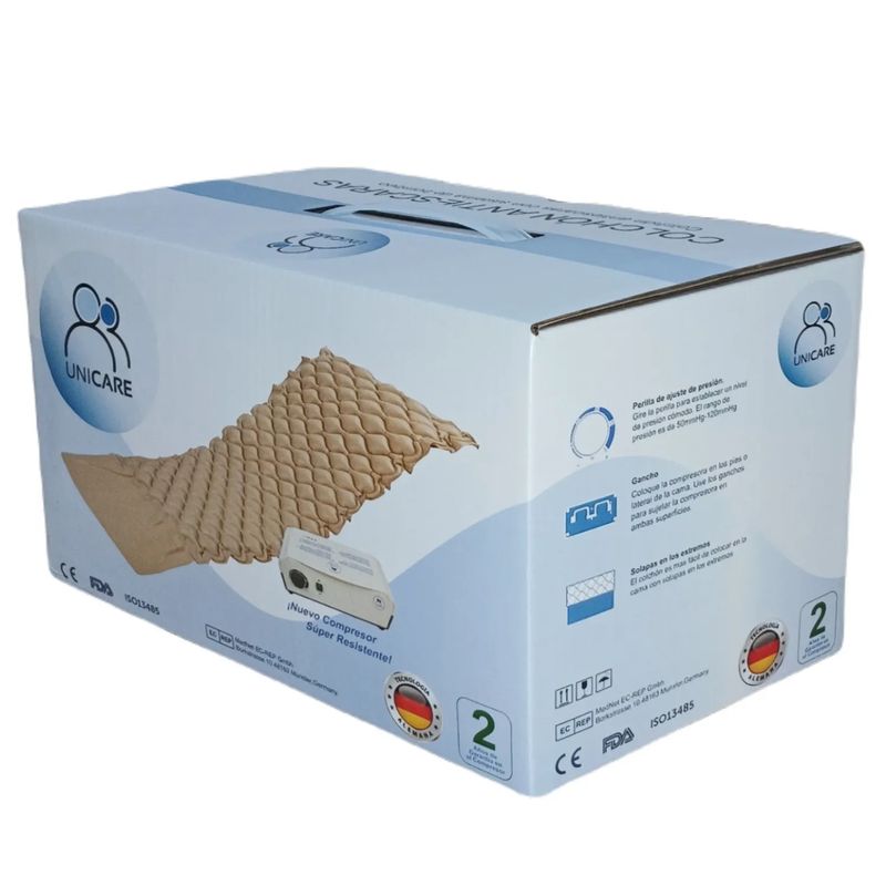 UNICARE - COLCHON  ANTI ESCARAS 150 KILOS MOTOR
