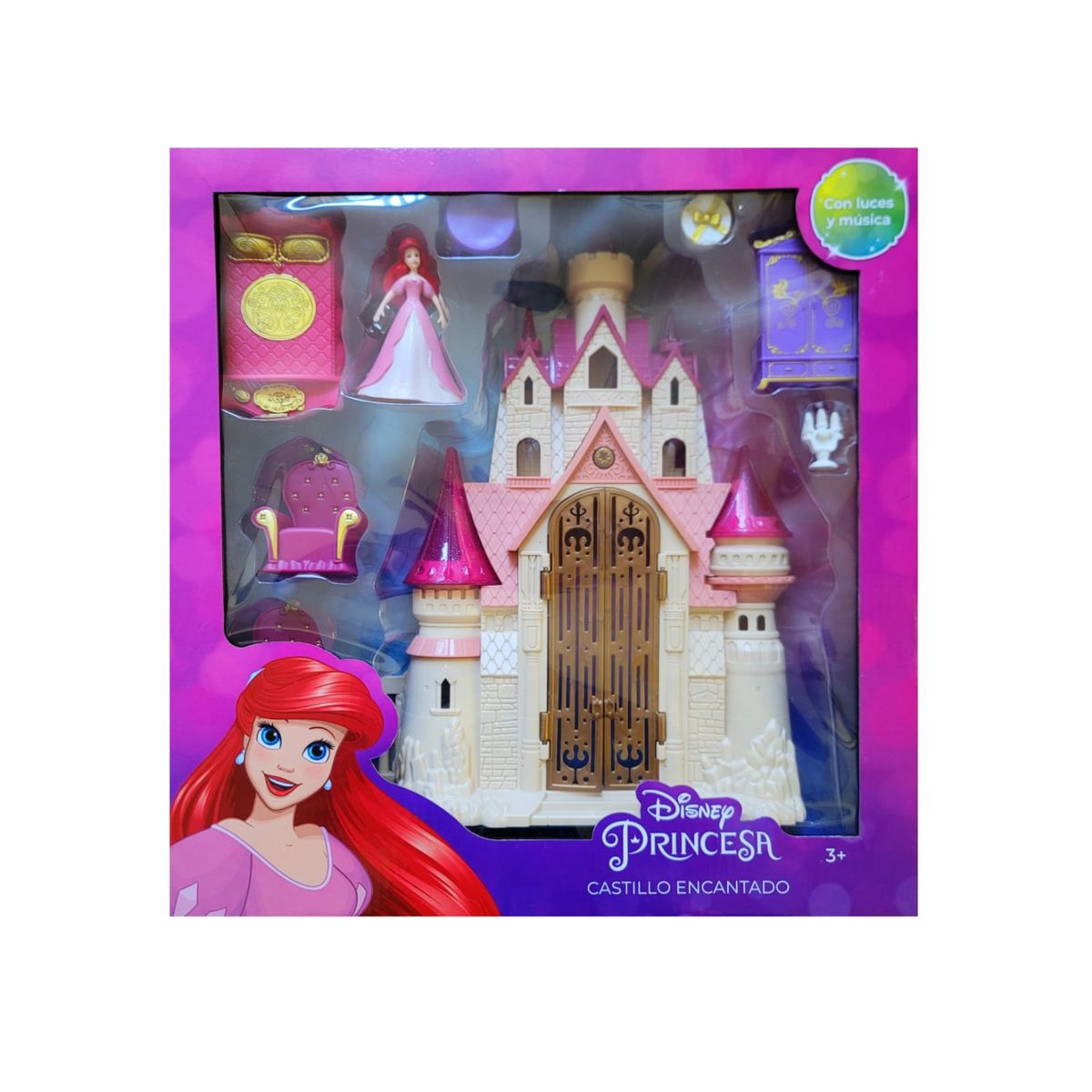 SIRENA - SIRENITA CASTILLO CON ACCESORIOS LUCES Y MUSICA