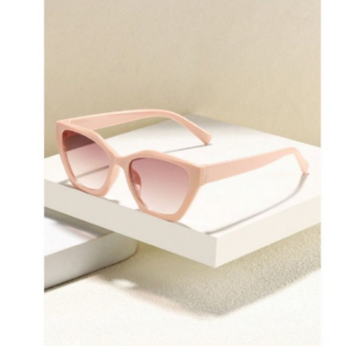 GENERICO - Lentes Gafas De Sol Retro Con Forma De Ojo De Gato ROSA