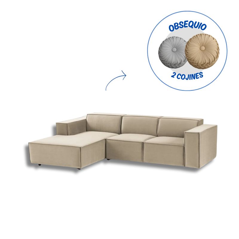 GENERICO - Seccional Izquierdo Esquinero Vitoriano - Beige