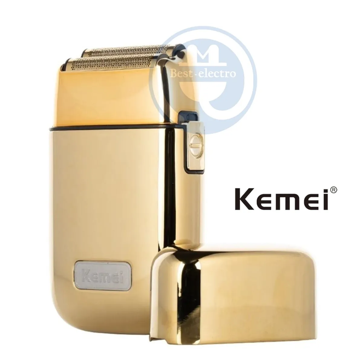 KEMEI - Afeitadora Shaver Kemei KM-TX1 Barber Dorado
