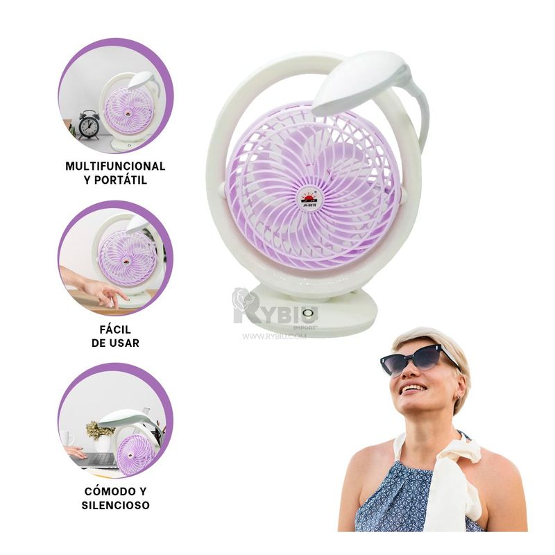 GENERICO - Generador con Lampara Potente en Lila Y+Ligas de Regalo
