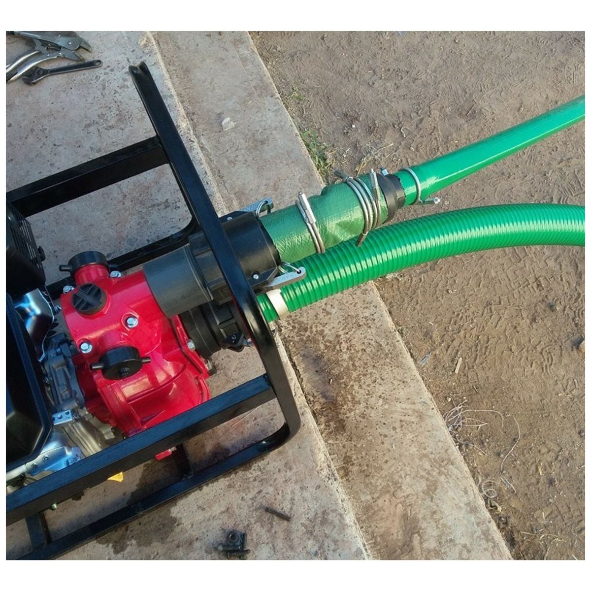 TRUPER - Manguera para motobomba, 2 pulgada, manguera de succion 30m