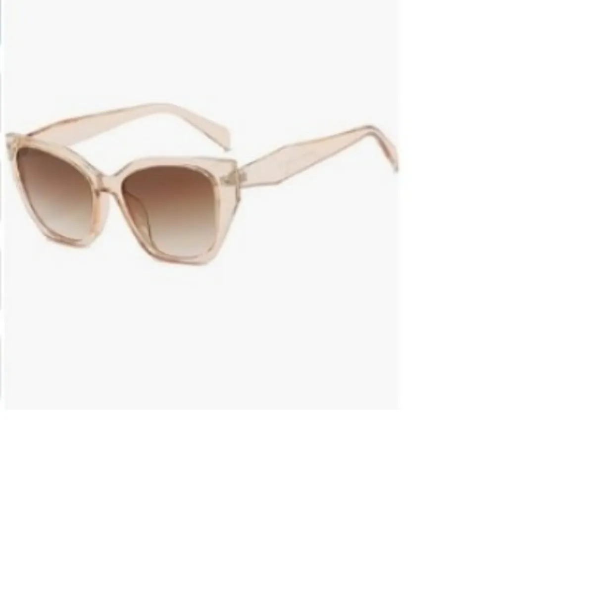 GENERICO - Lentes Gafas De Sol Retro Con Forma De Ojo De Gato champagne