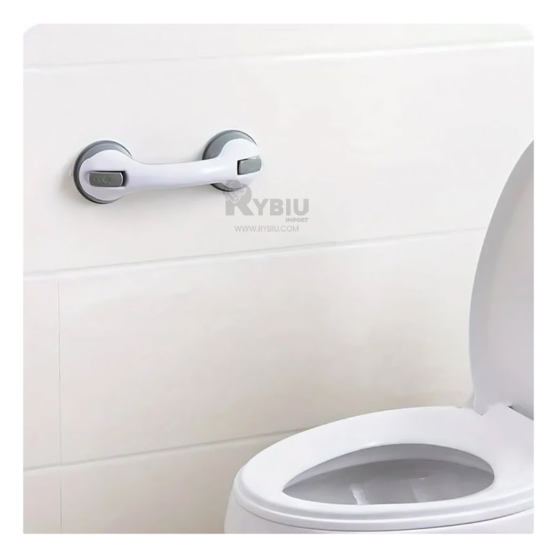 RYBIU IMPORT - Mango de Agarre y Soporte para el Baño en Blanco