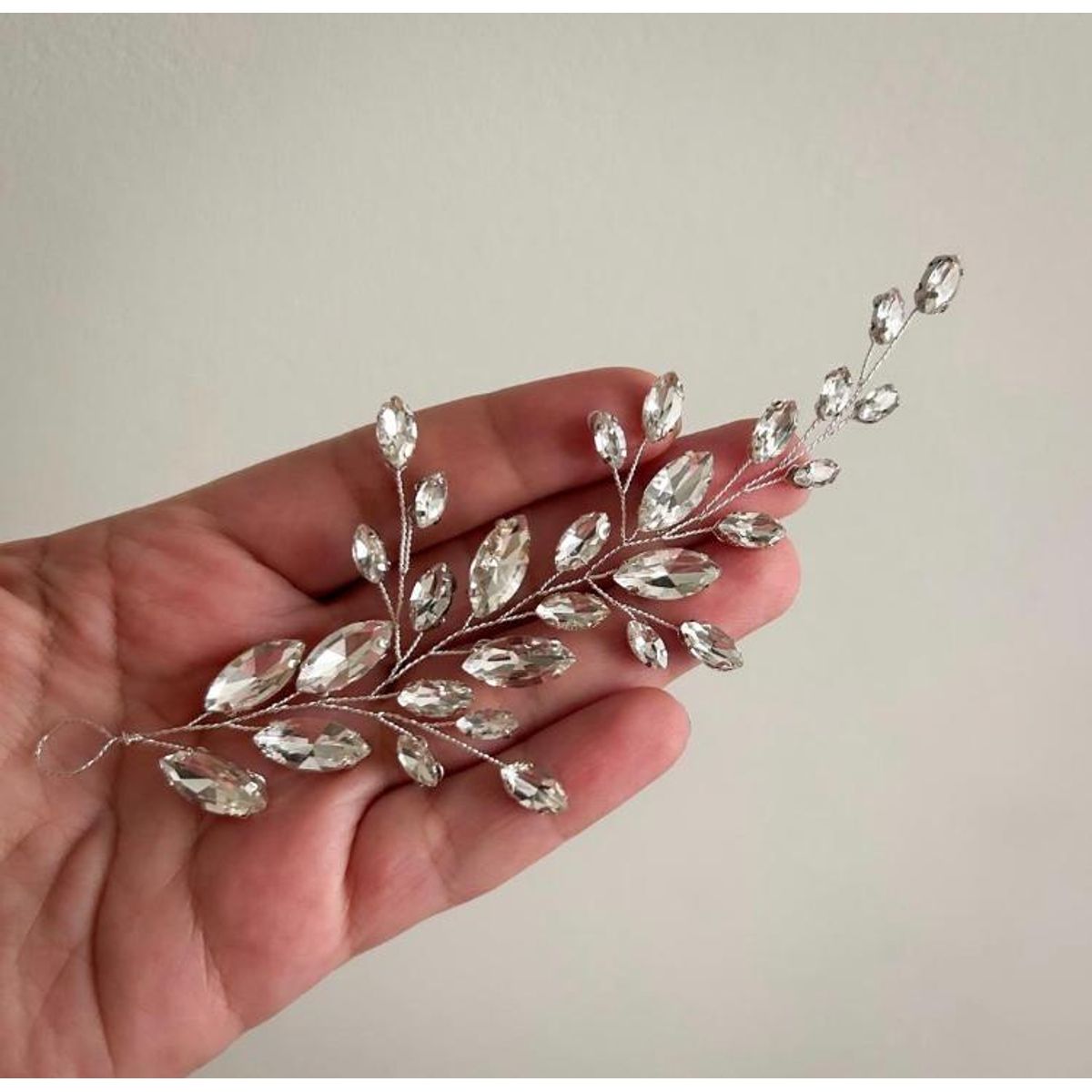 ANADE HANDMADE - Tocado tiara accesorio para cabello accesorio para novia