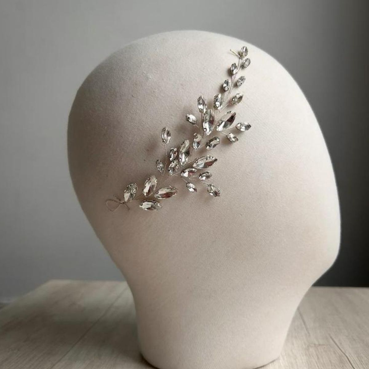 ANADE HANDMADE - Tocado tiara accesorio para cabello accesorio para novia