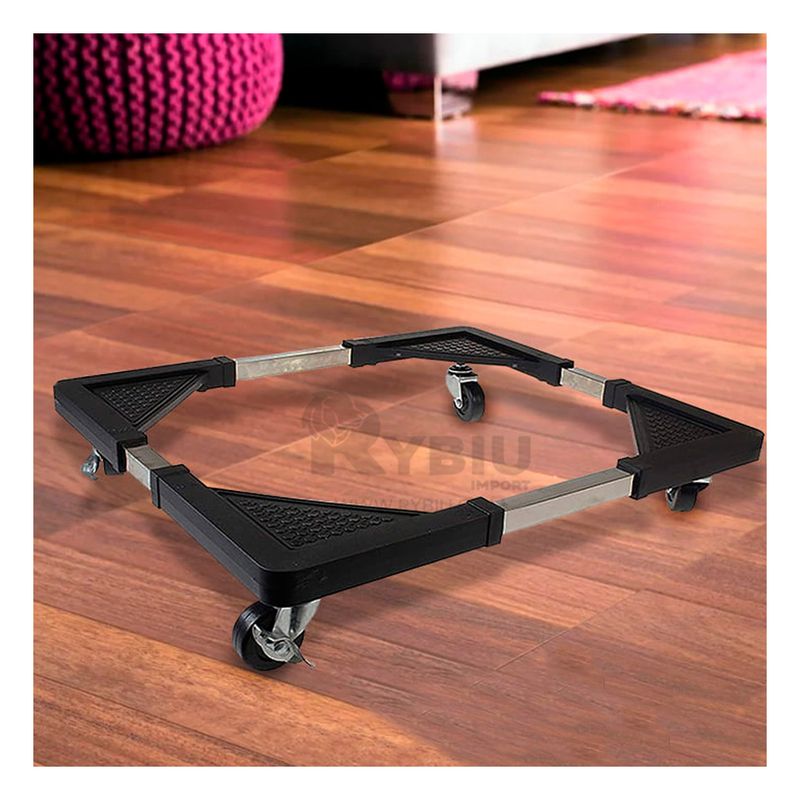 RYBIU IMPORT - Base Material Acero para Cocina Negro Y+Papel de Regalo