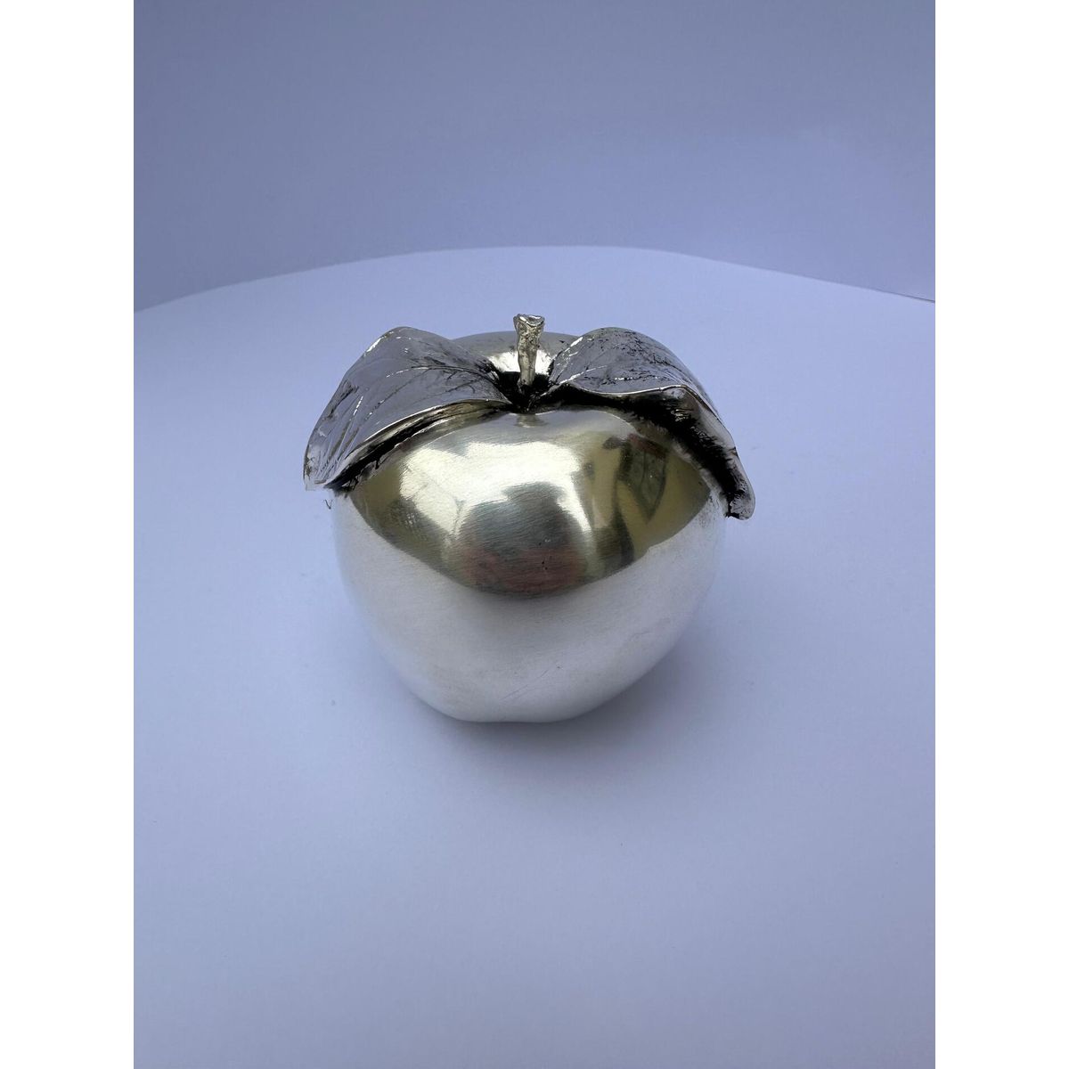 PERU - Adorno, decorativo de fruta manzana en plaque 8 x 8 cm