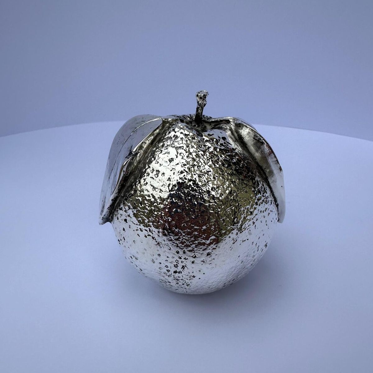 PERU - Adorno, decorativo de fruta naranja en plaque 9 x 8 cm