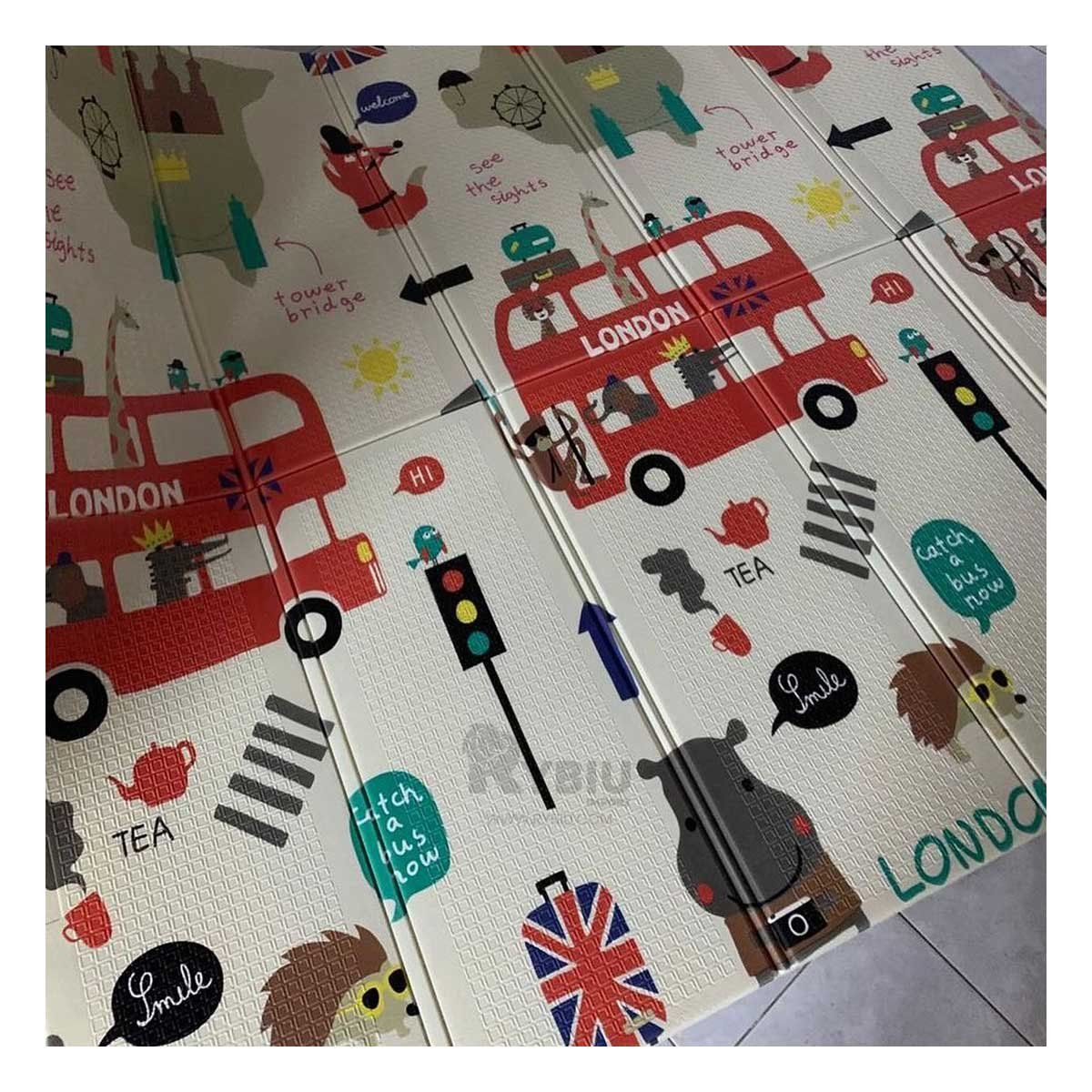 GENERICO - Alfombra Diseñado para Pequeños Multicolor Y+Papel de Regalo