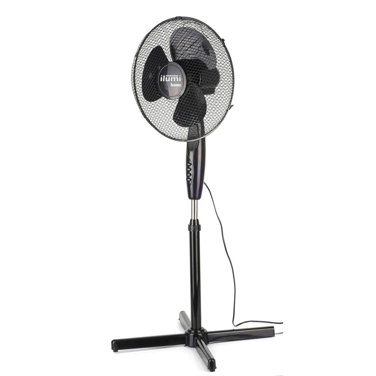 ILUMI - Ventilador Ilumi de Pedestal 3 Velocidades con Iluminación 45W