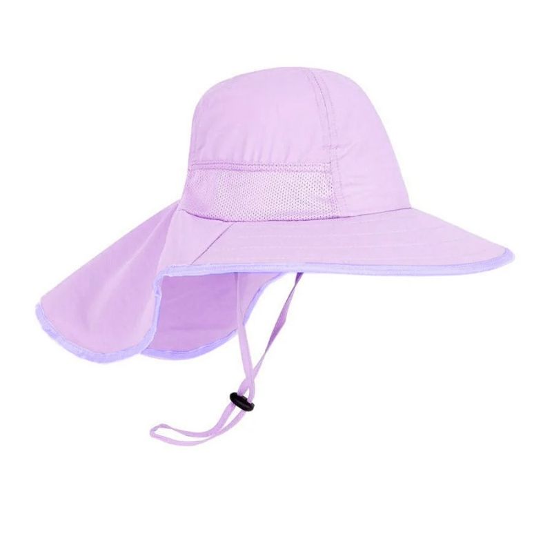 THE BABY SPOT - Sombrero con protección UPF 50+ para Niños ( 2 a 10 años ) MORADO