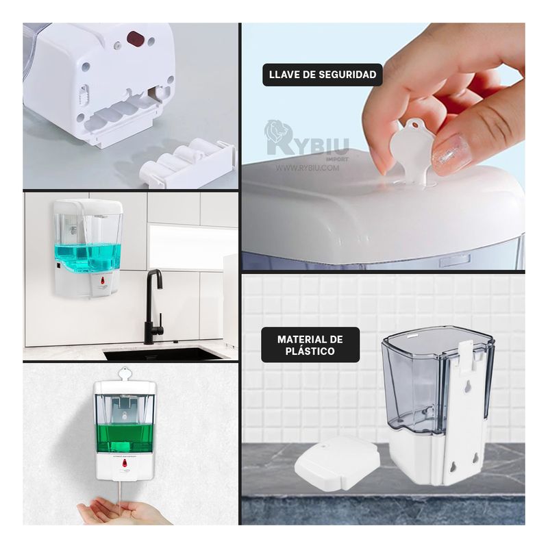 GENERICO - Contenedor Versatil 500 ml de Color Blanco Y+Regalo Agendita
