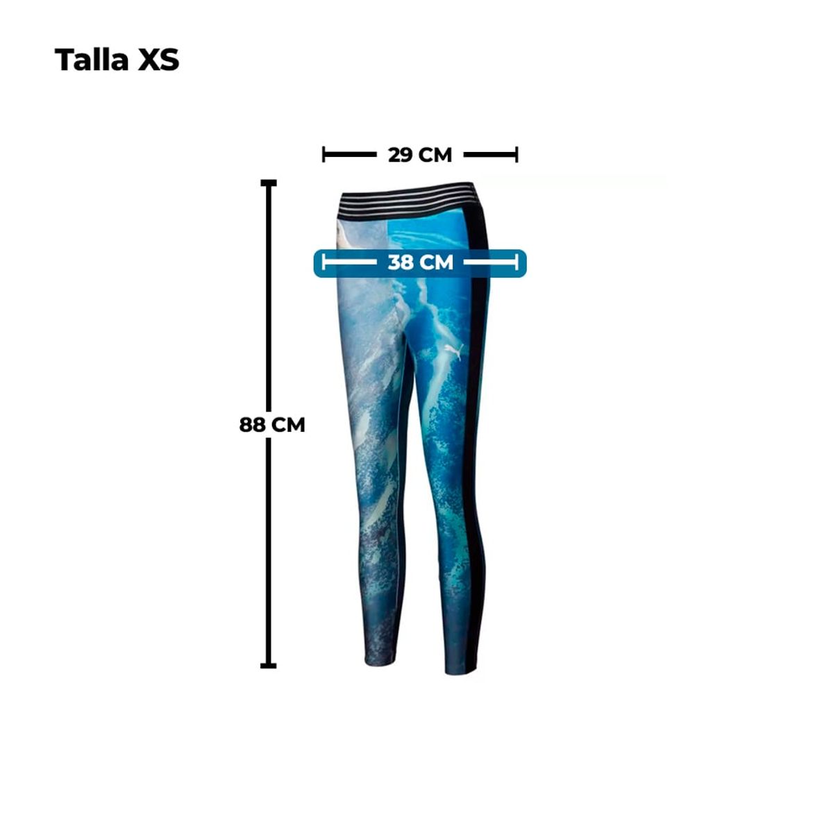 PUMA - Puma Leggings X Liu Wen Blue Athletic Mujer talla XS