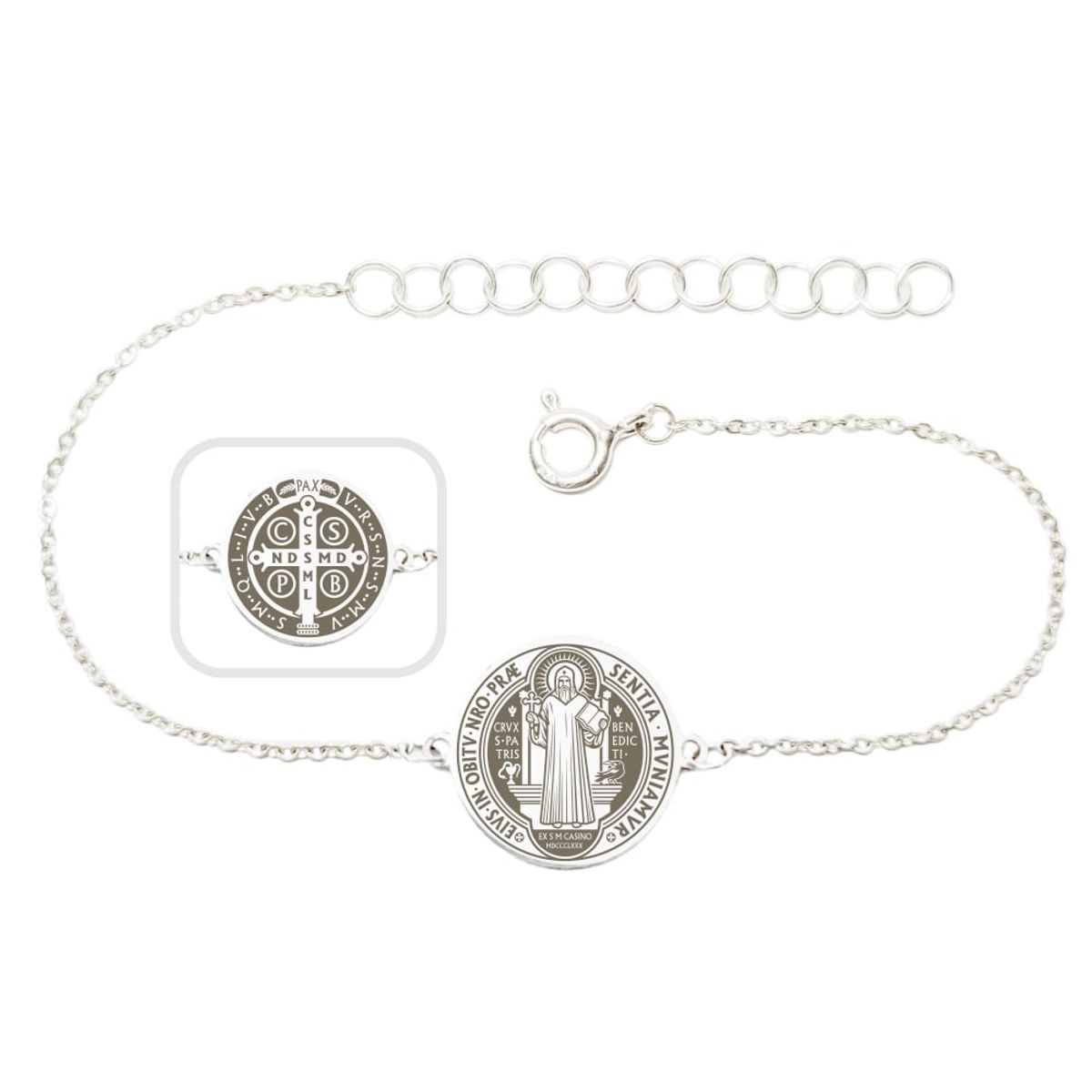 GENERICO - Pulsera Medalla de San Benito - Musas Vanidosas