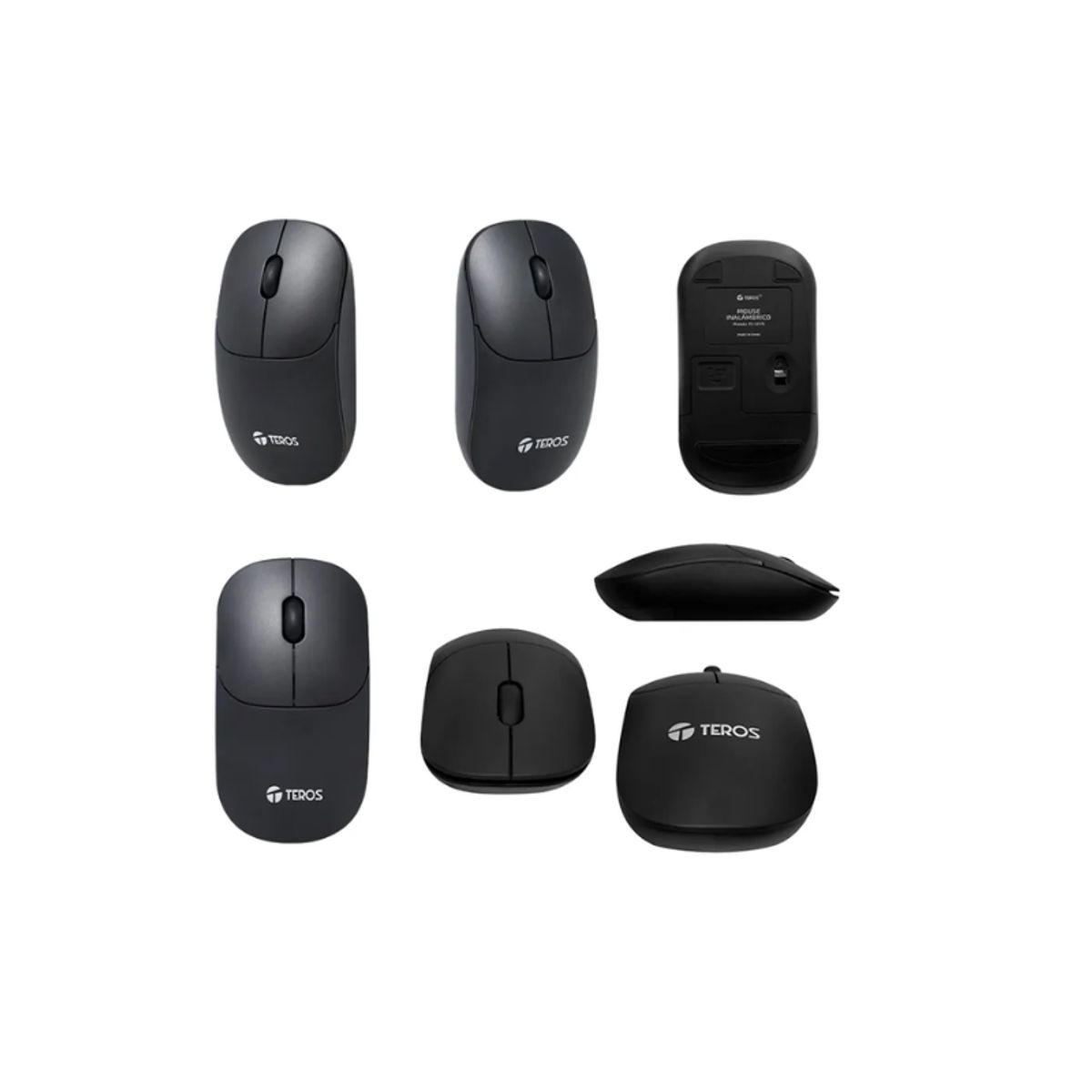 TEROS - Mouse Óptico inalámbrico Teros TE-1217S Negro