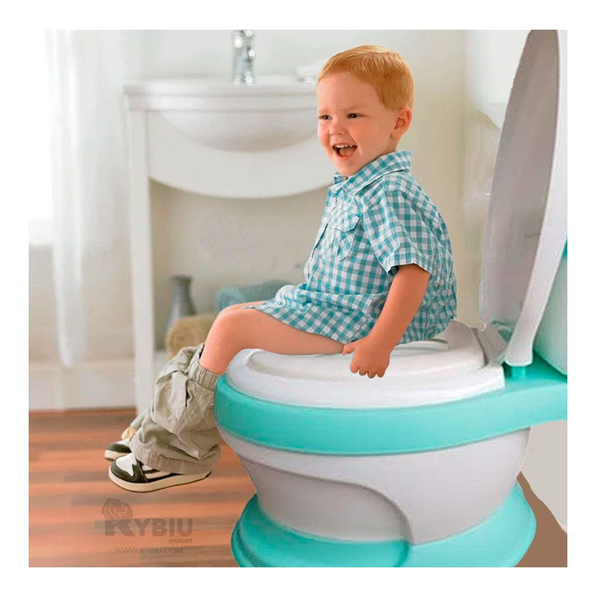 GENERICO - Inodoro Resistente de Color Verde Y+Papel de Regalo