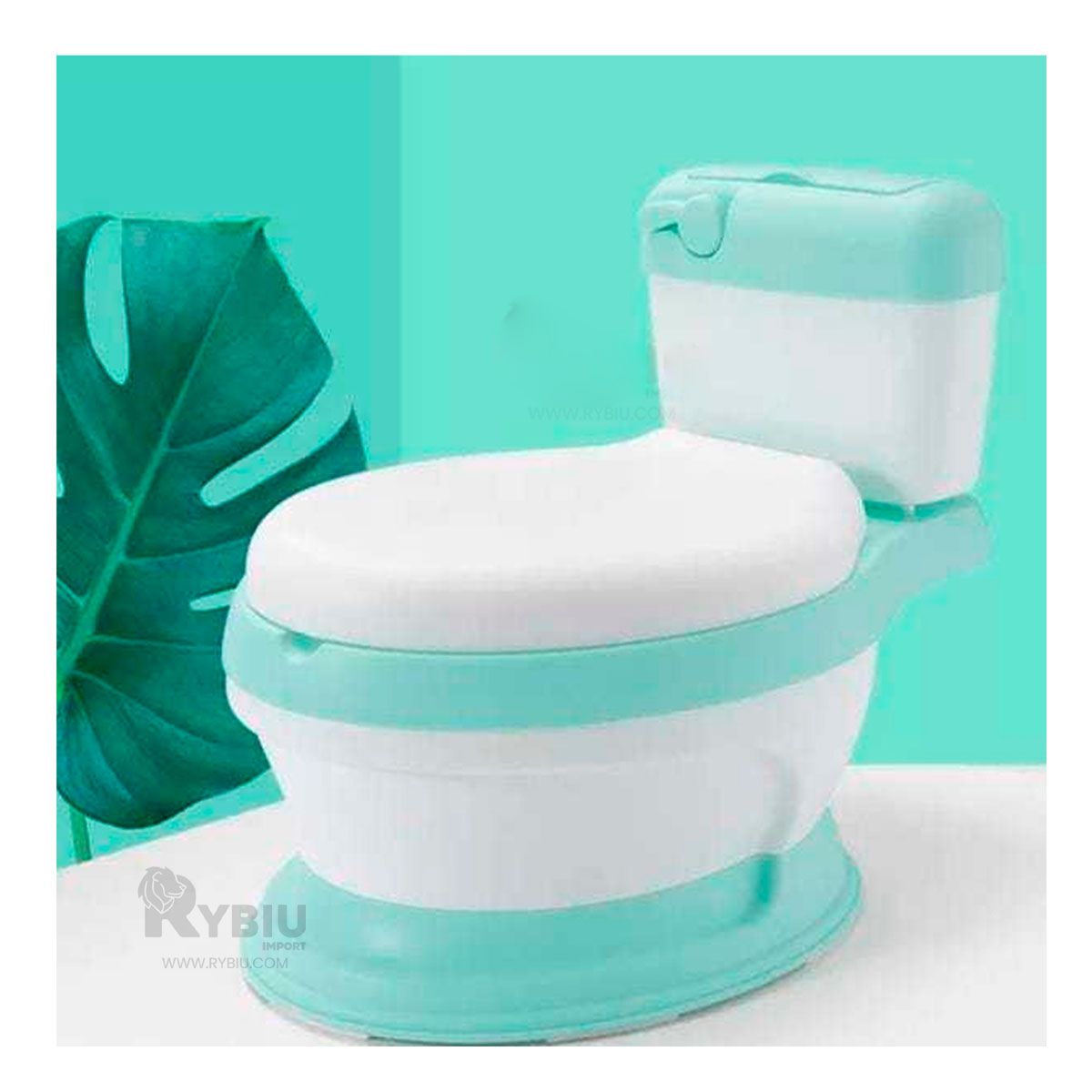 GENERICO - Inodoro Infantil de Color Verde