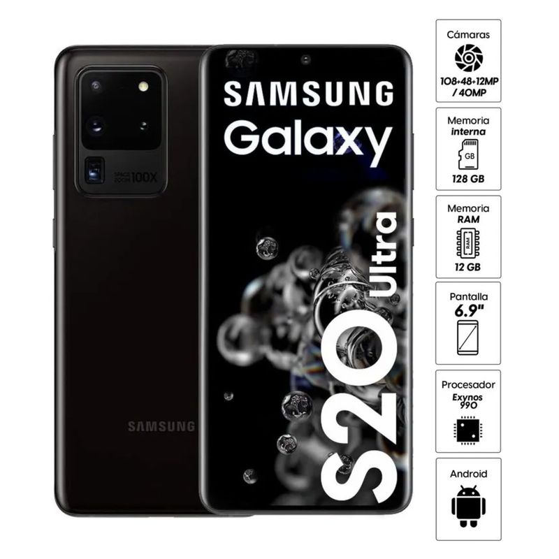 SAMSUNG - CELULAR SAMSUNG S20 ULTRA 128GB 12GB RAM