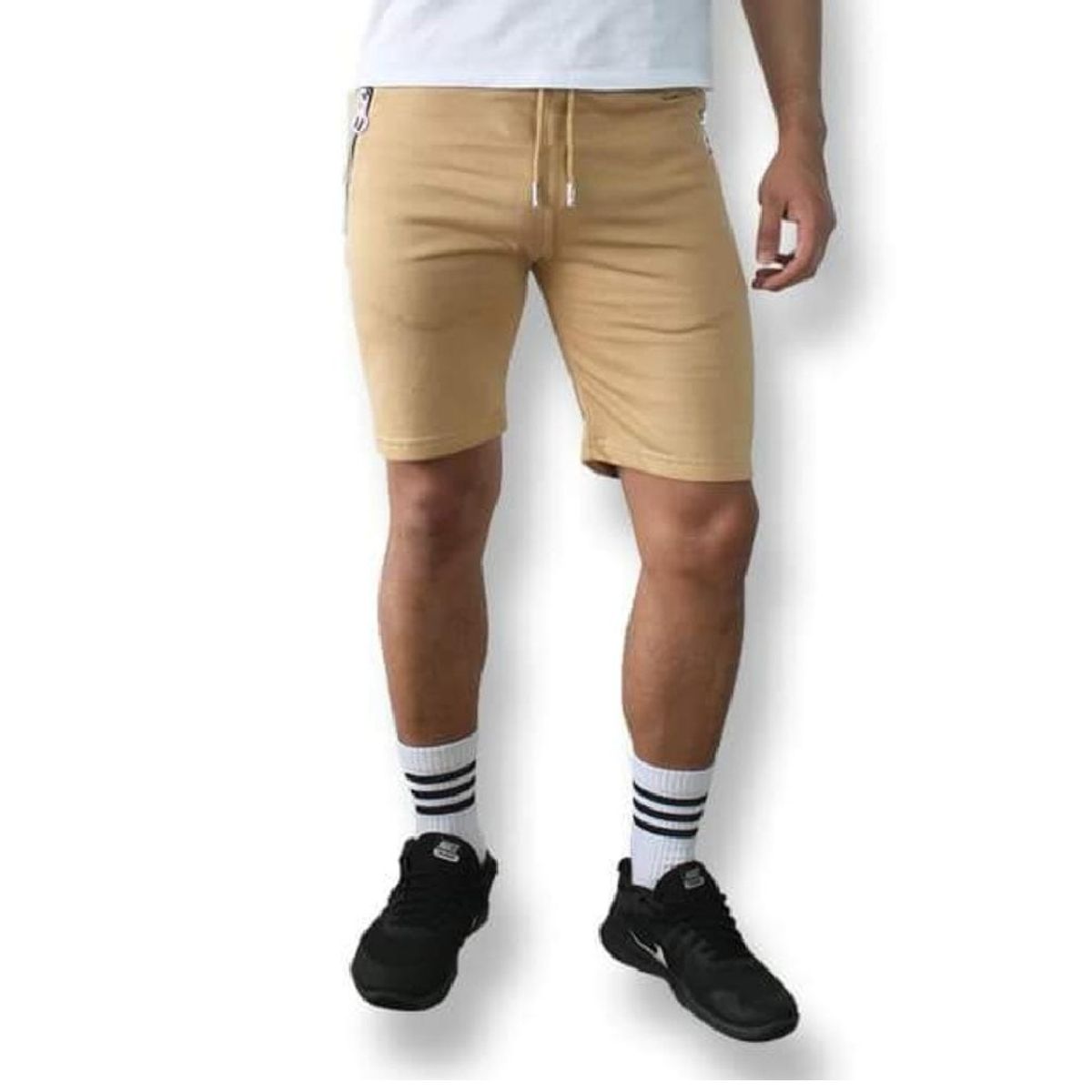 DM DEXMEN - Short Dexmen Cierre Beige