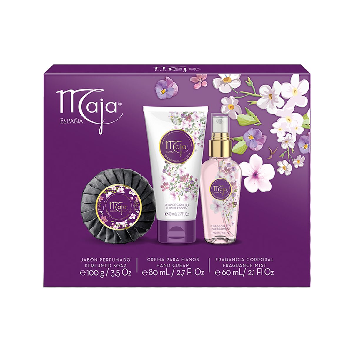 MAJA - Maja Plum Blossom BS 60ml + Cr Manos 80ml + Jb 100g