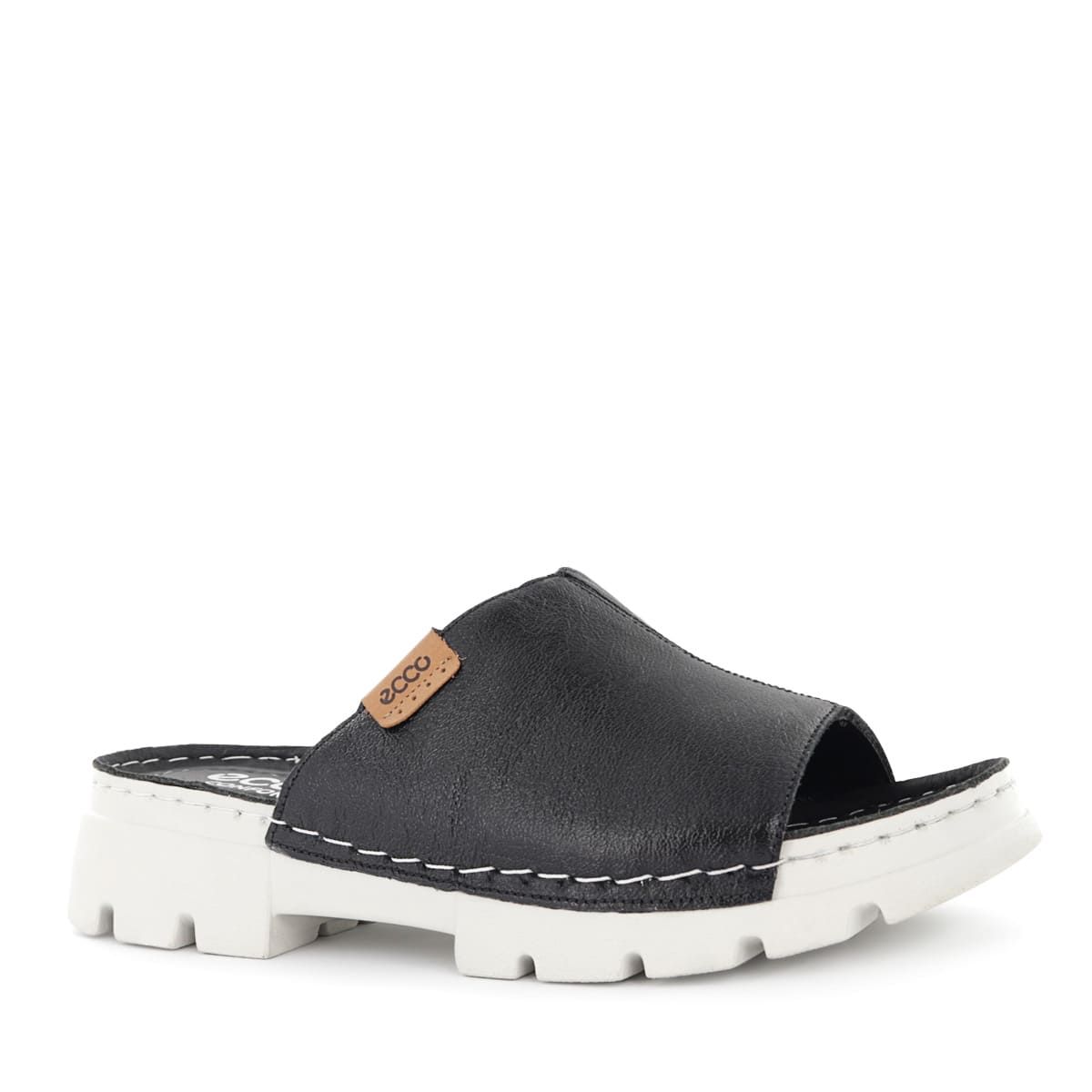 ECCO - Sandalias Mujer Ecco Nakia01 Negro Cuero Charol