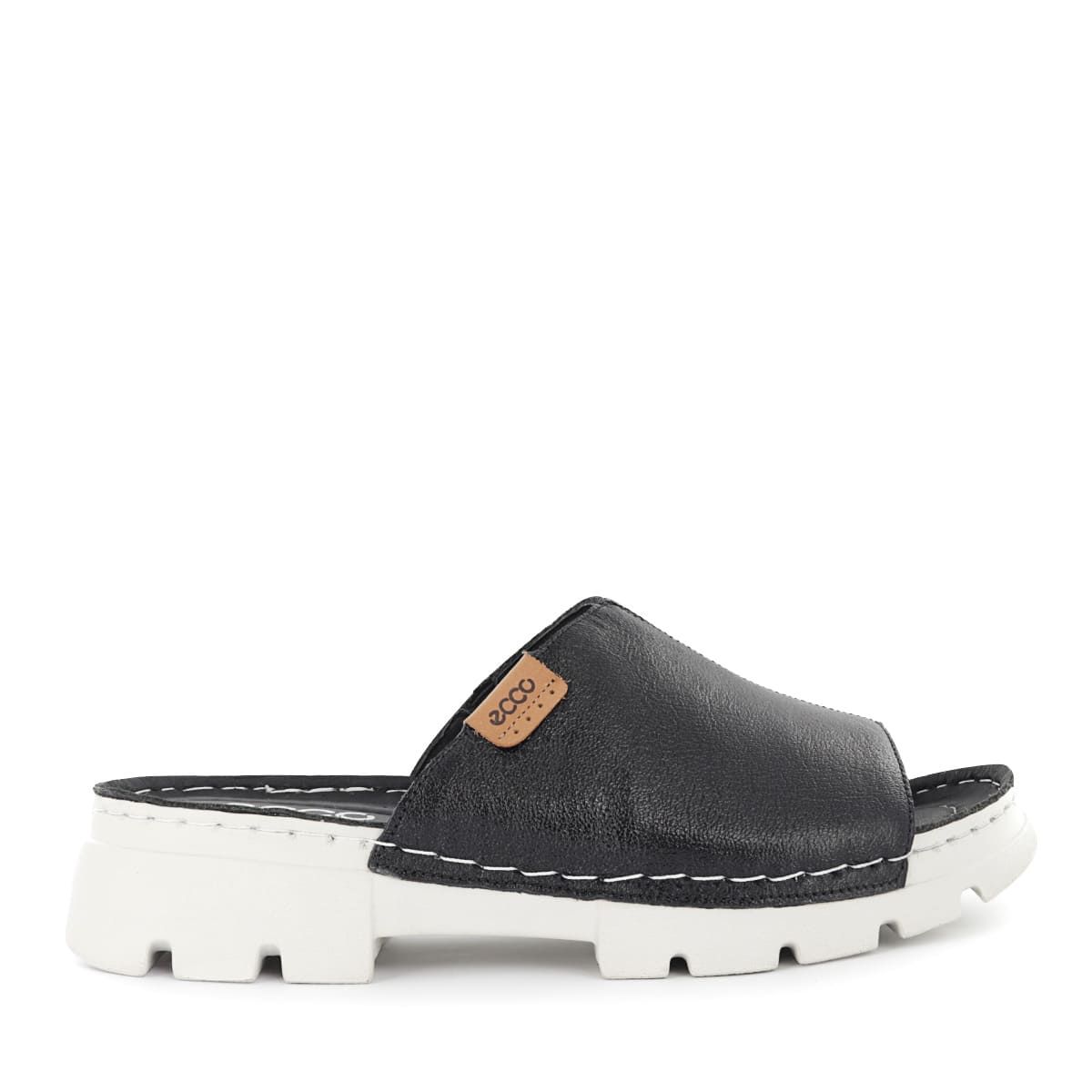 ECCO - Sandalias Mujer Ecco Nakia01 Negro Cuero Charol