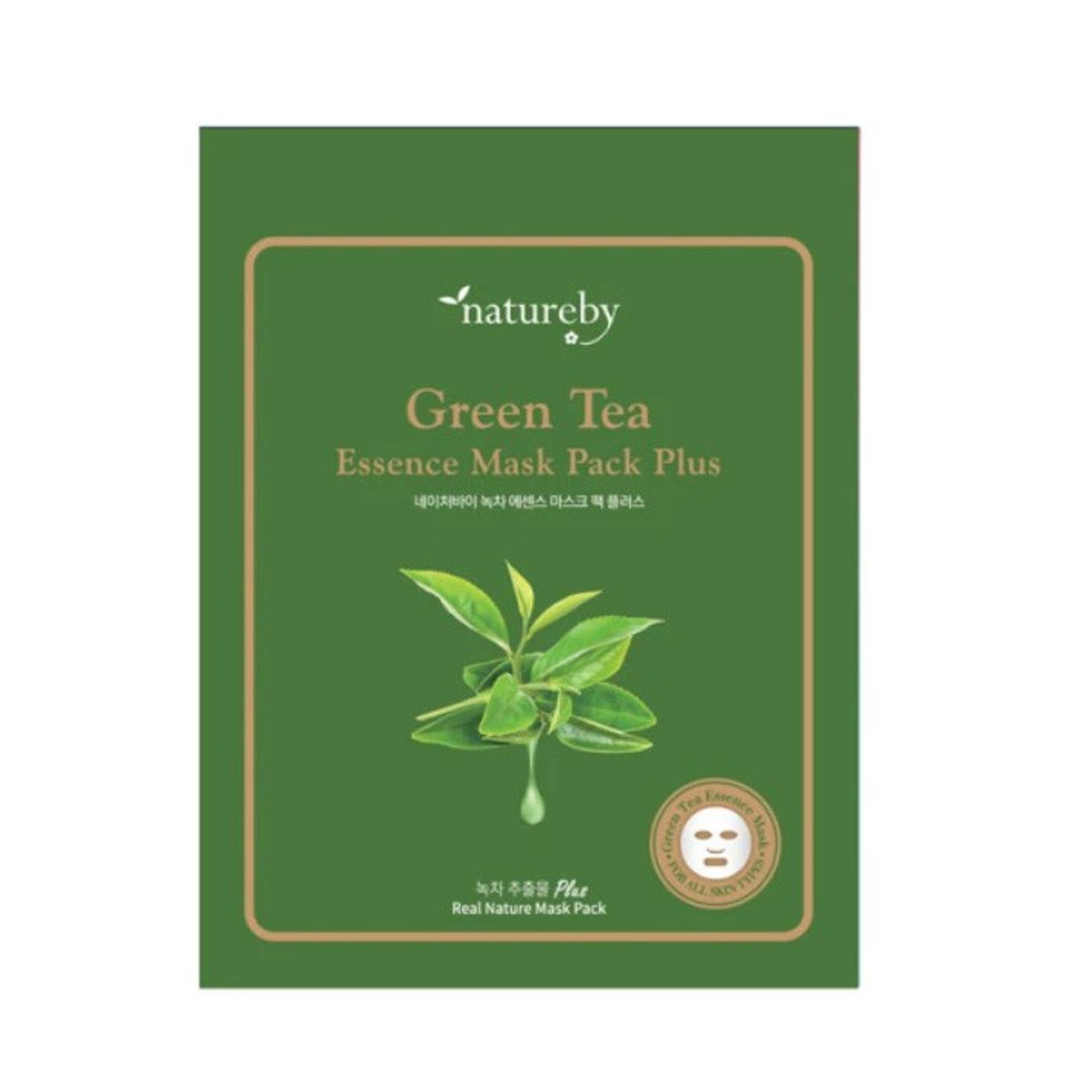 GENERICO - COCOPHARM  GREEN TEA ESSENCE MASK PACK PLUS