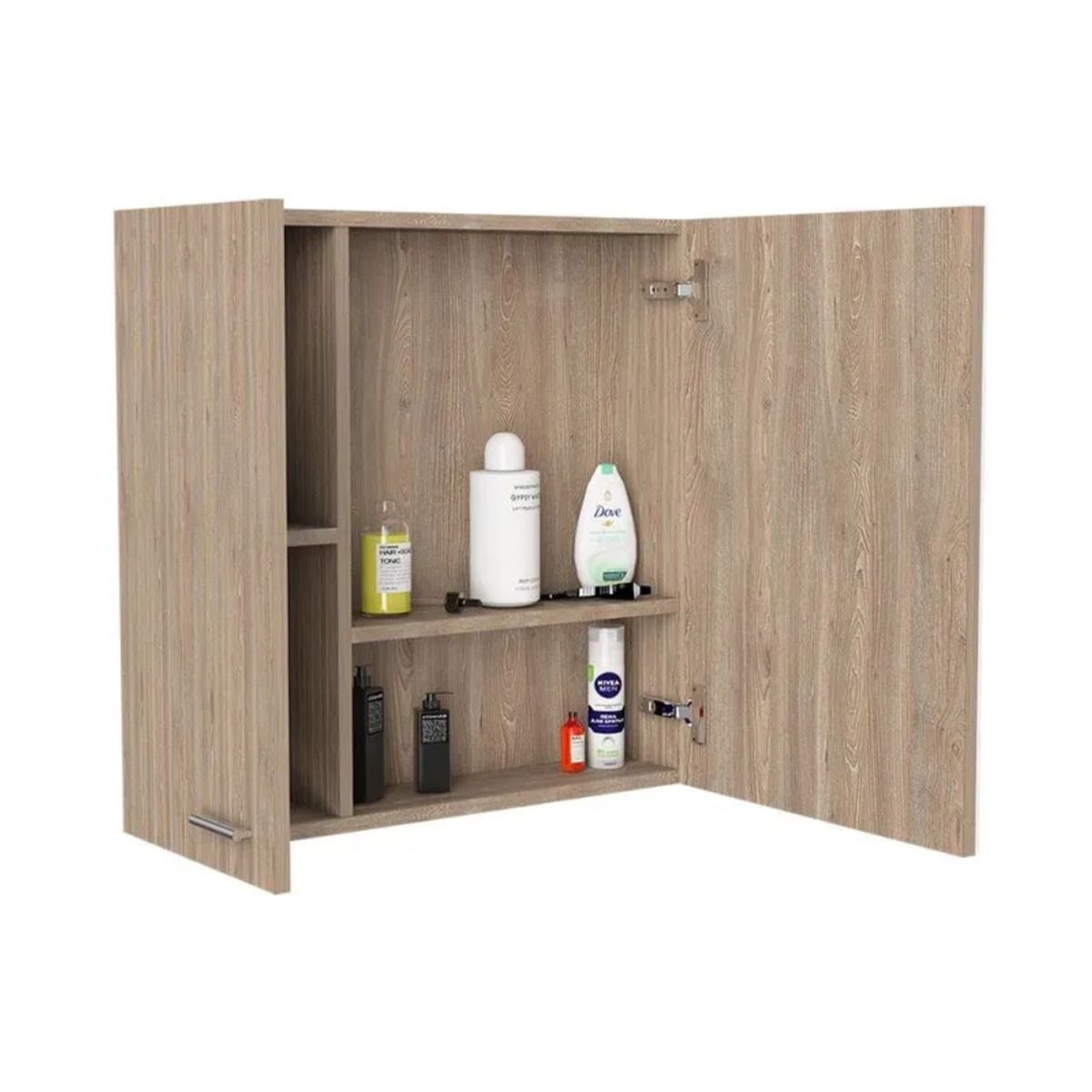 GENERICO - Gabinete de Baño Zack con espejo Color Dunna - Petrox Home