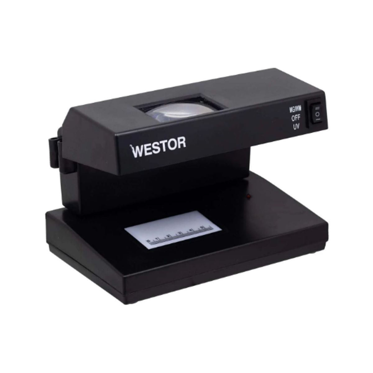 WESTOR - Detector de Billetes Falsos Luz UV + Lupa WT-2148 WESTOR
