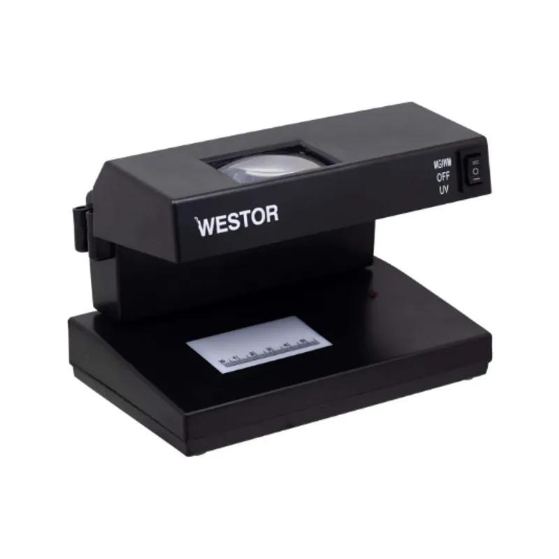 WESTOR - Detector de Billetes Falsos Luz UV + Lupa WT-2148 WESTOR