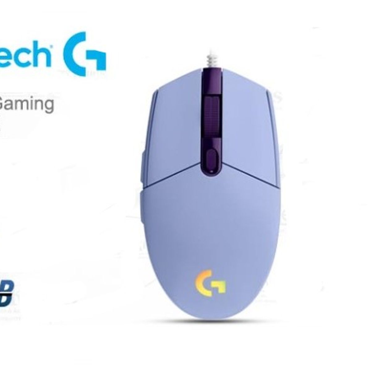 LOGITECH - Mouse Logitech G203 Lightsync -Color lila